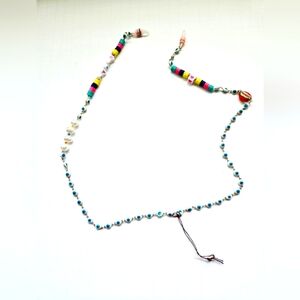Beaded eyeglass chain